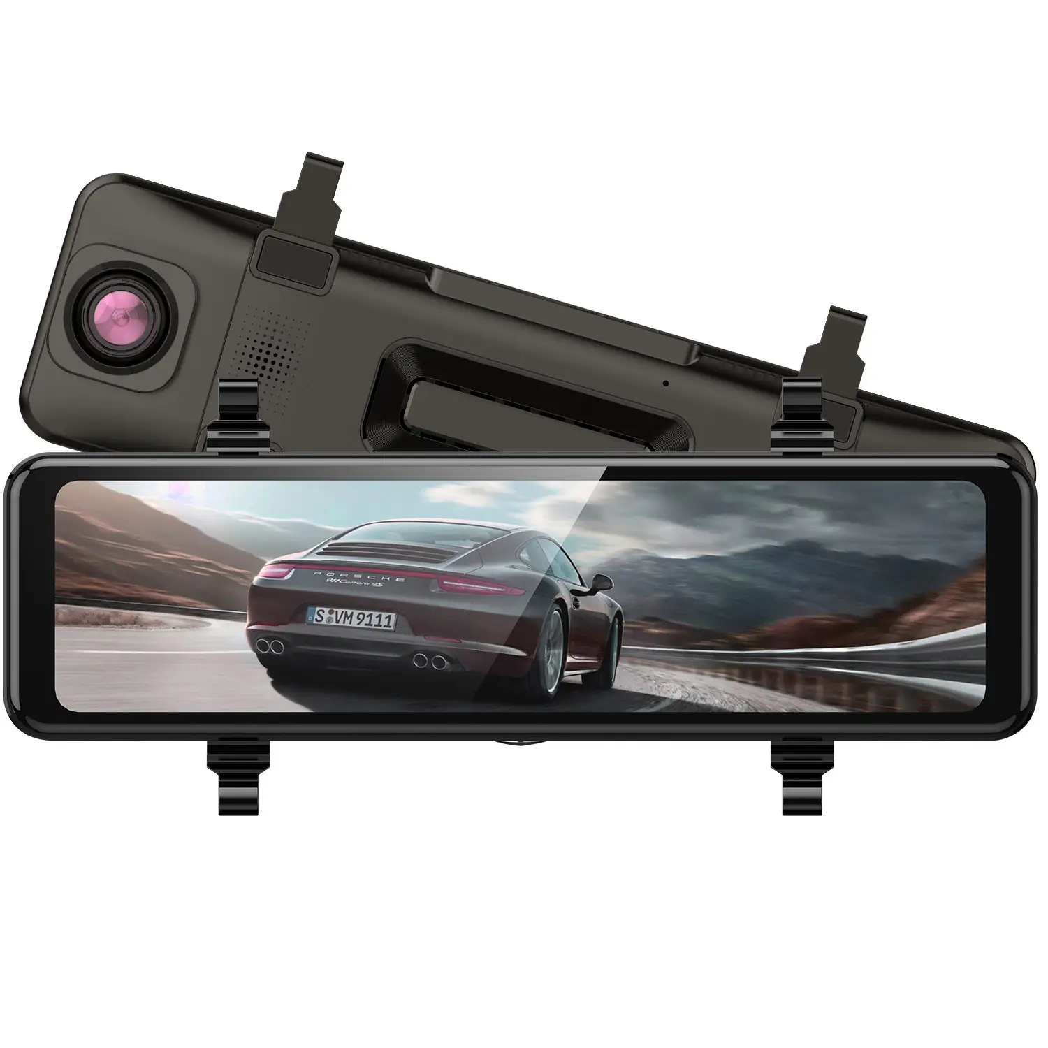 Car HD 4K Three-lens Driving Recorder