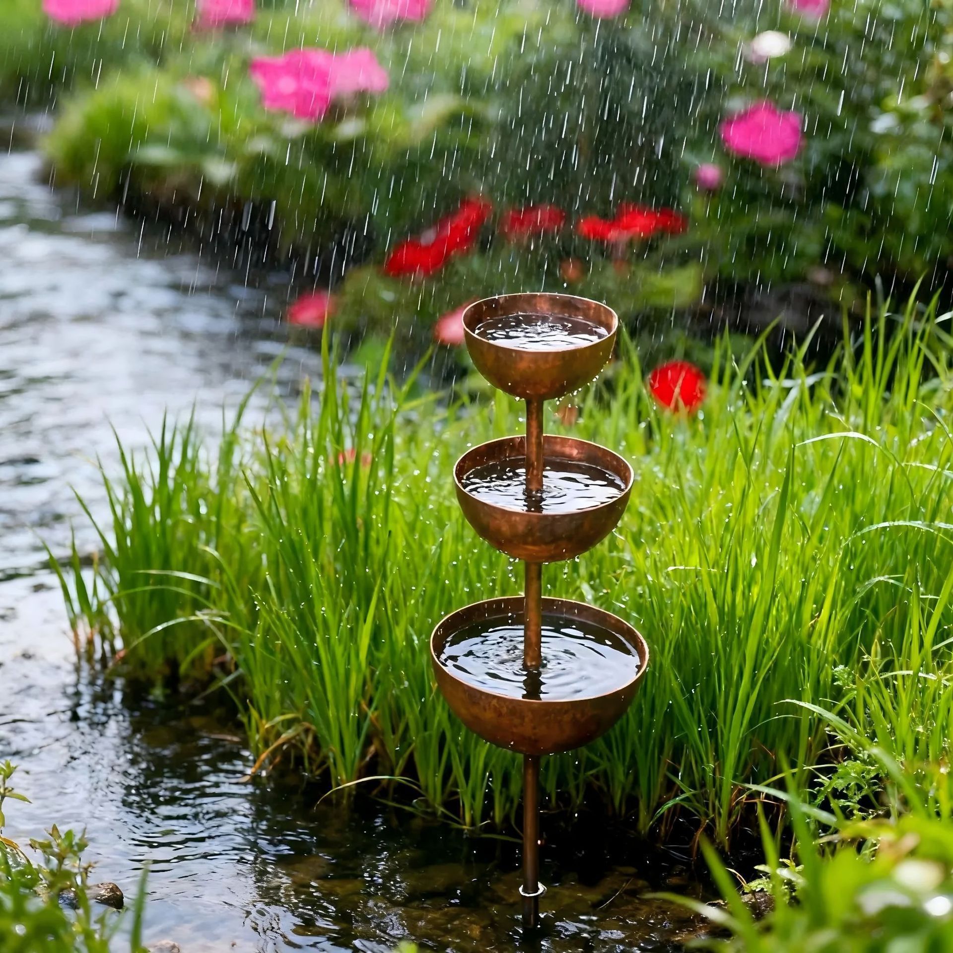 Rainwater Collector Plant Stand, picture 4 of 5