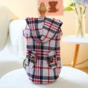 Plaid Trench Coat