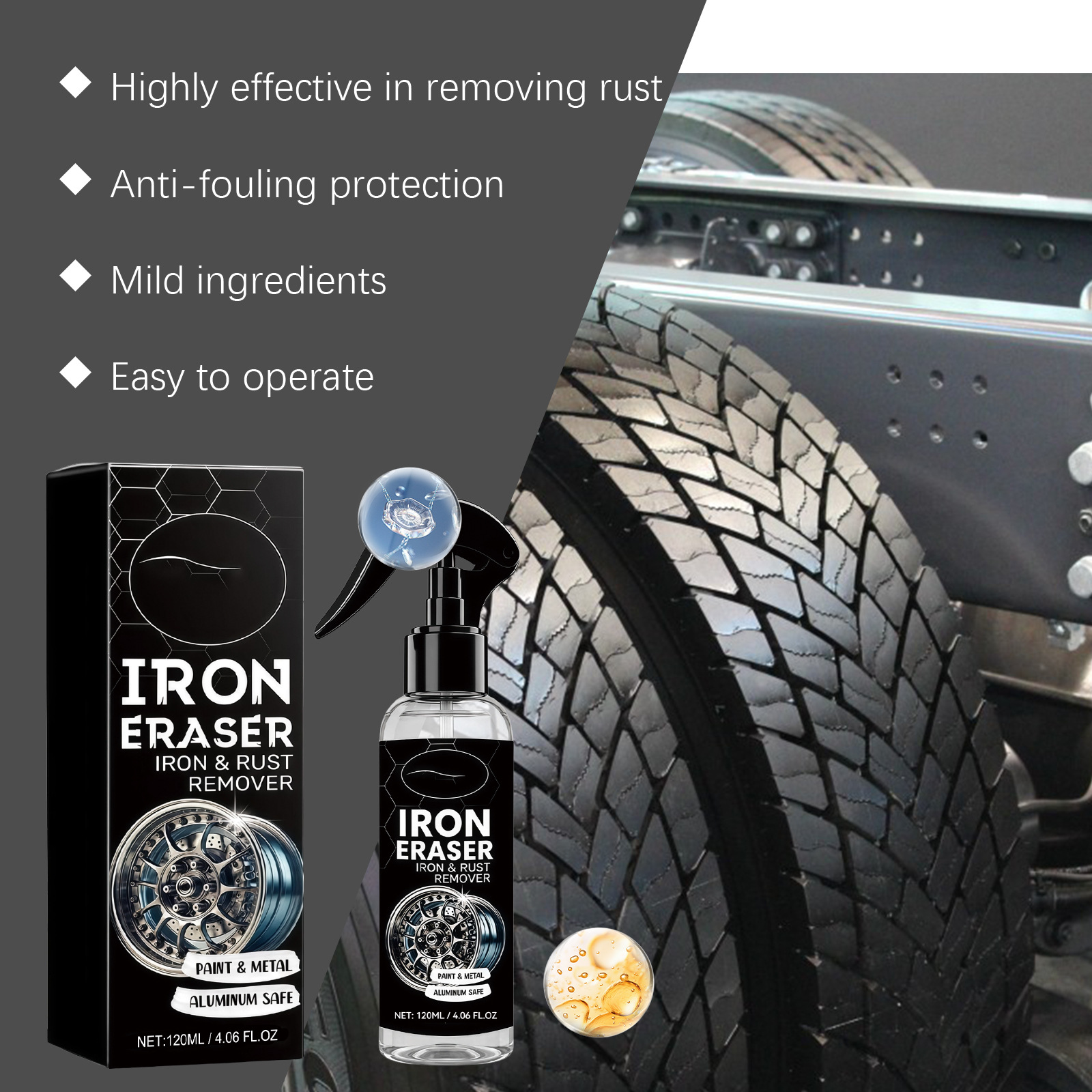 Car Rust Removing Cleanser