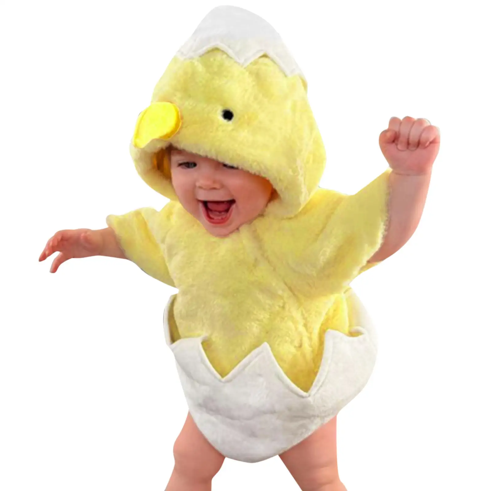 Three-dimensional Cartoon Chicken Shell Shape Romper Performance Wear