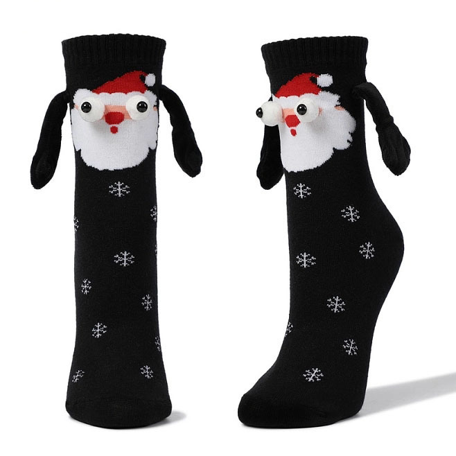 Couple-Magnetic-Handle-Cute-Hand-Socks-Christmas