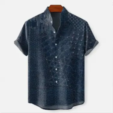 Digital 3D Short-sleeved Beach Sports Top