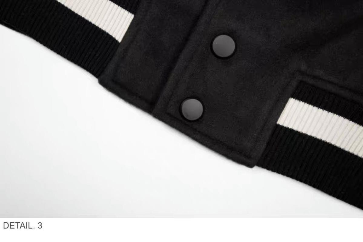 Men's Embroidered Hip Hop Baseball Jacket
