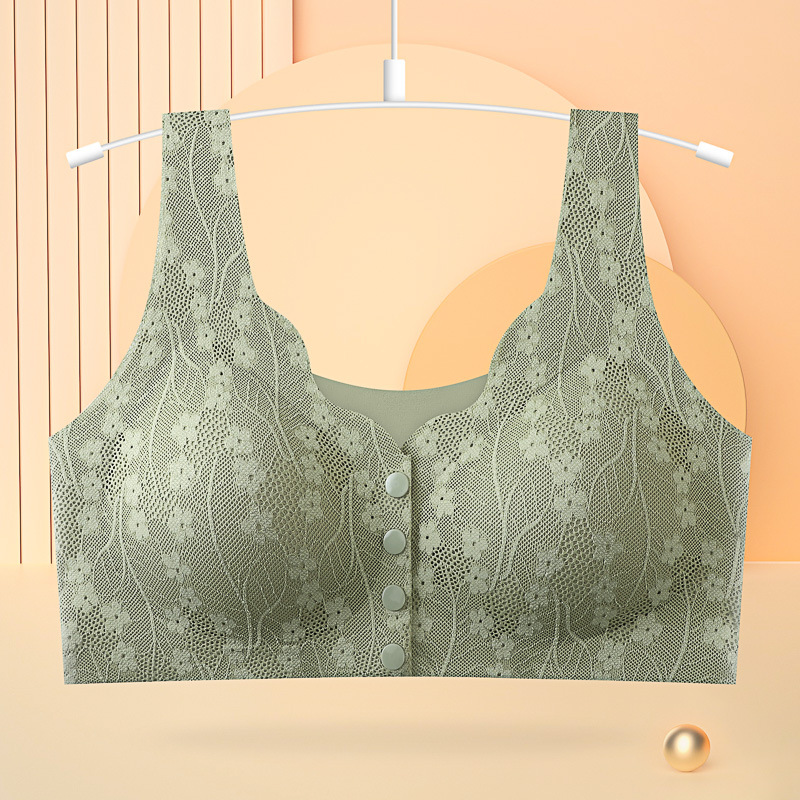 Front Button Aging-free Underwear For Middle-aged And Elderly Mothers