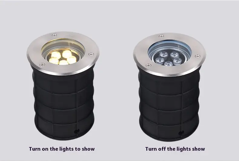 Underground Led Outdoor Waterproof Buried Spotlight Embedded Tree Projection Lamp
