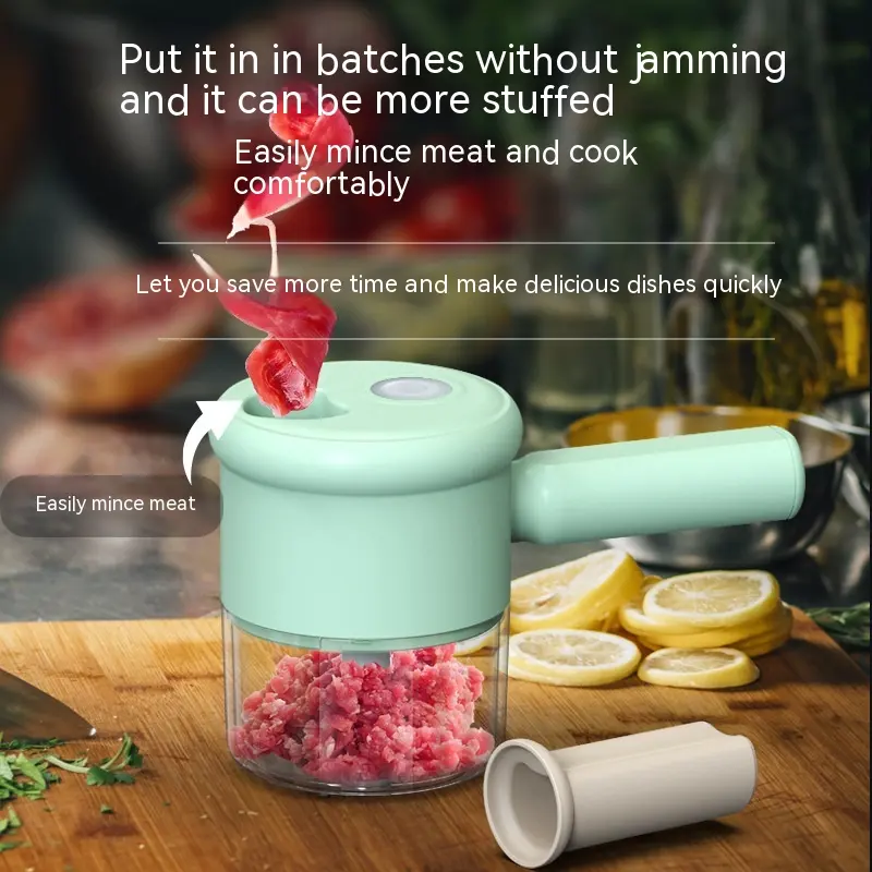 Multifunctional Electric Vegetable Cutting Mashed Garlic Kitchen