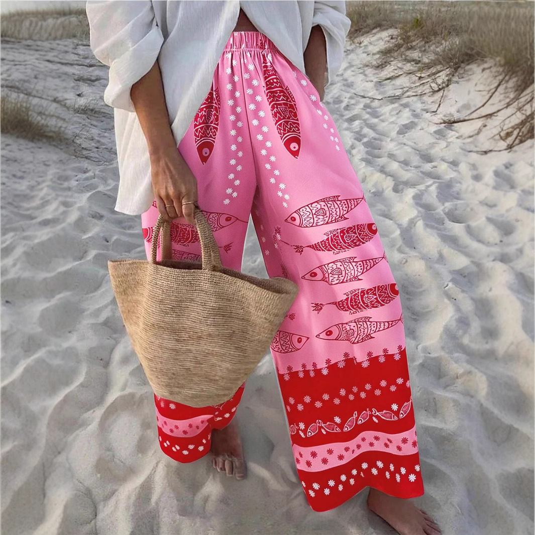 Comfortable High-quality Breathable Womens Straight-leg Trousers