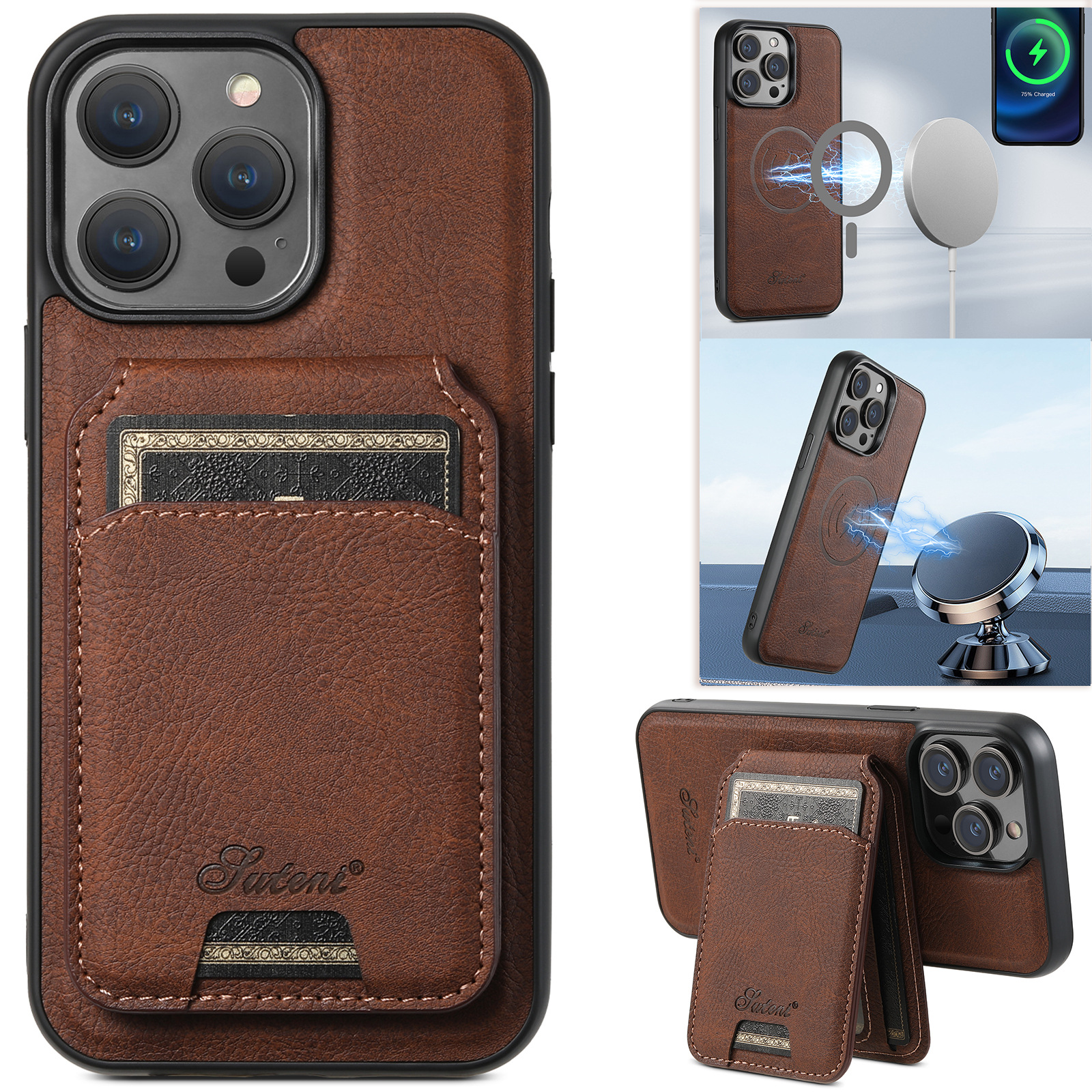 Compatible With The S26 Two-in-one Phone Case And Magnetic Card Holder - photo 3