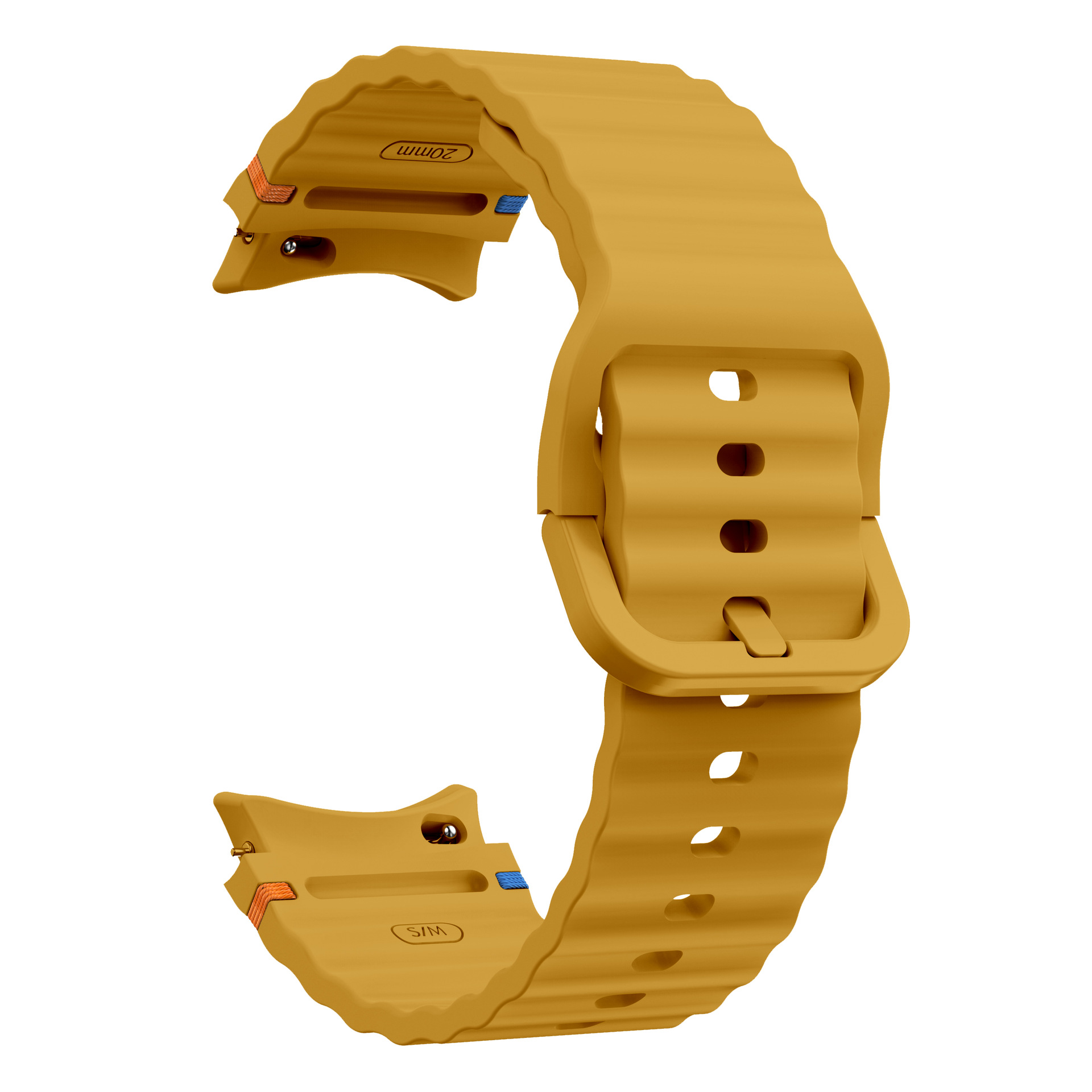 Title 6, Wave Style Stitching Silicone Strap