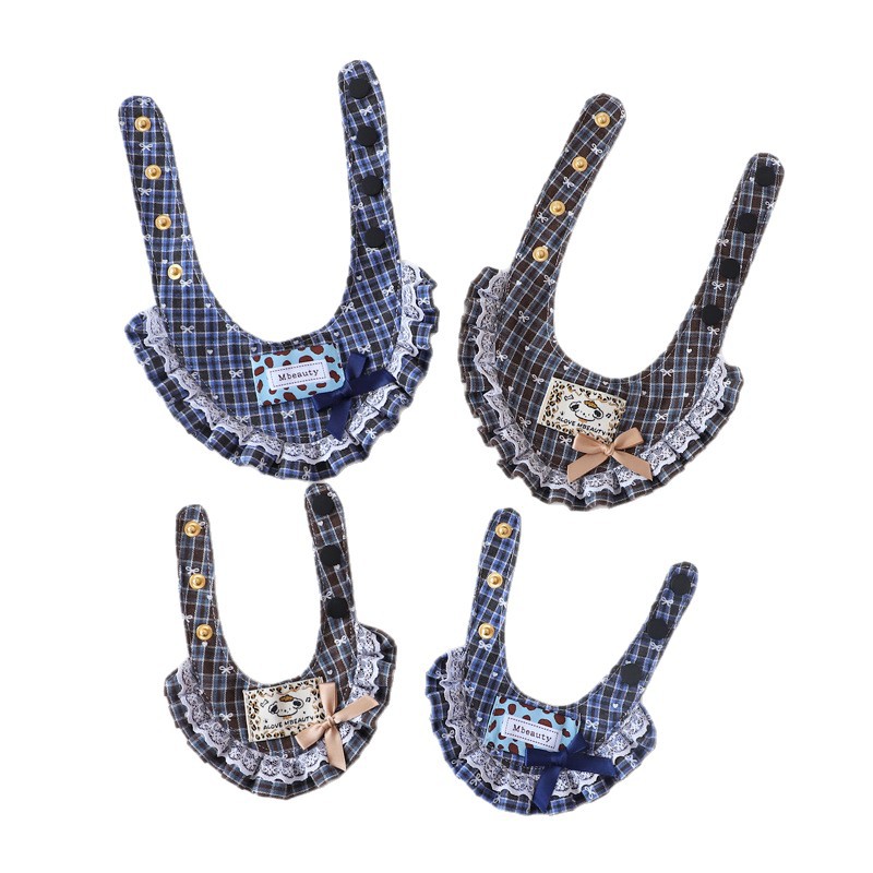 Leopard Bow Pet Scarf