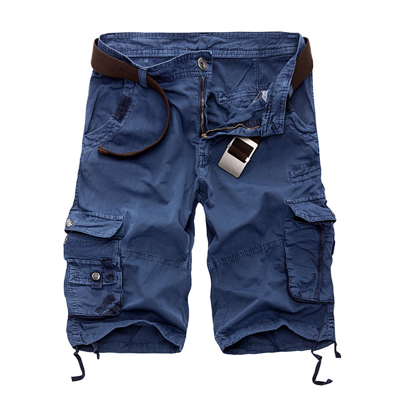 Title 6, Shorts Cargo Masculinos Estilo Coreano Soltos 5...