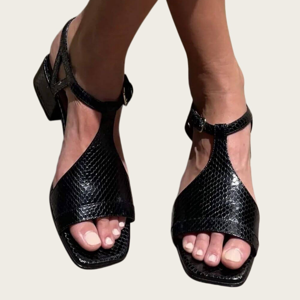 Square Toe Strap Sandals, picture 2 of 4