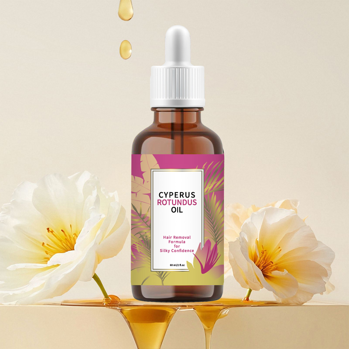 Ulei esențial pentru masaj corporal, hrănitor și hidratant, cu parfum floral