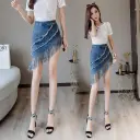Wool Tassel Tassel Skirt