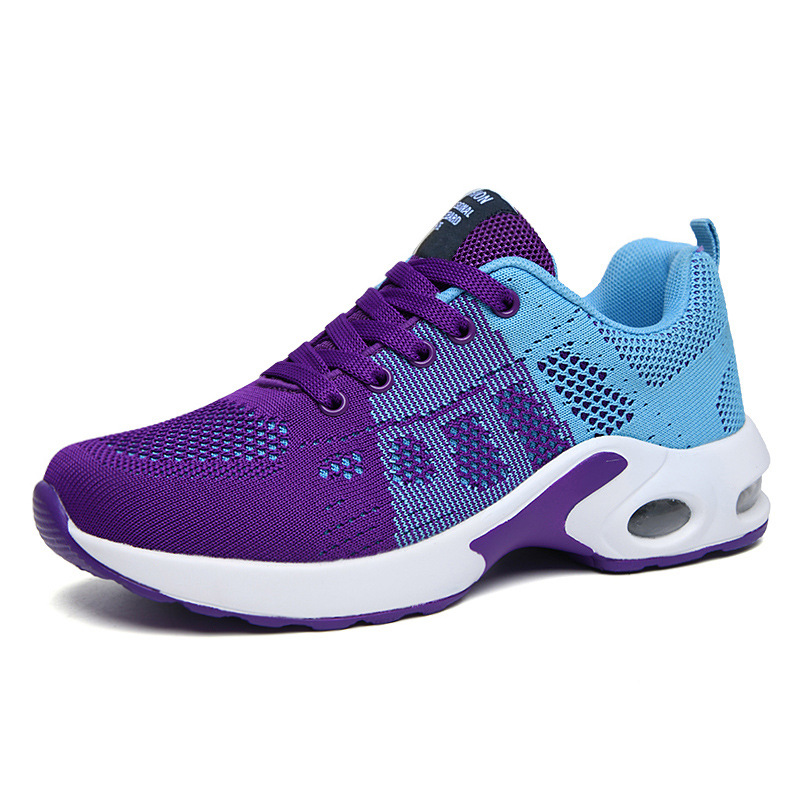 Dense Mesh Flyknit All-matching Comfortable Casual Women Sneaker - Image 4