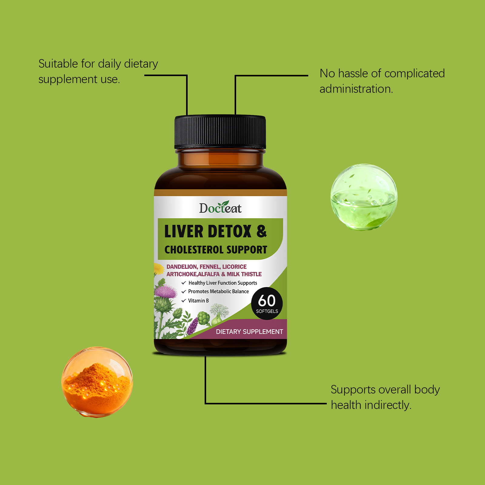 Silybum Marianum Extract Capsules - Image 3