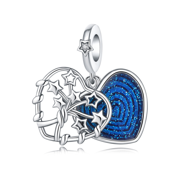 Starry Sky Astronaut Diy Bracelet String Beads Pendant