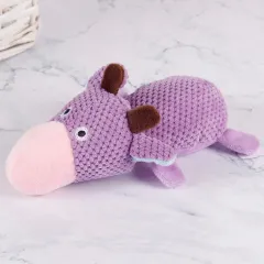 Pet Sounding Molar Long Lasting Plush Toy Supplies - Screaming Cow - View 1
