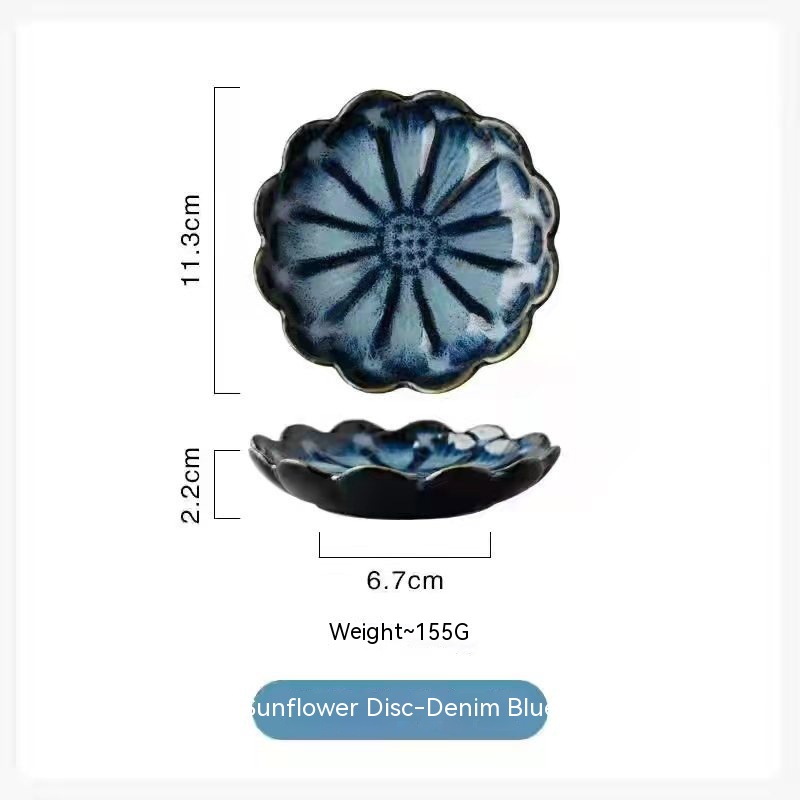 Sunflower Dish Gradient Blue