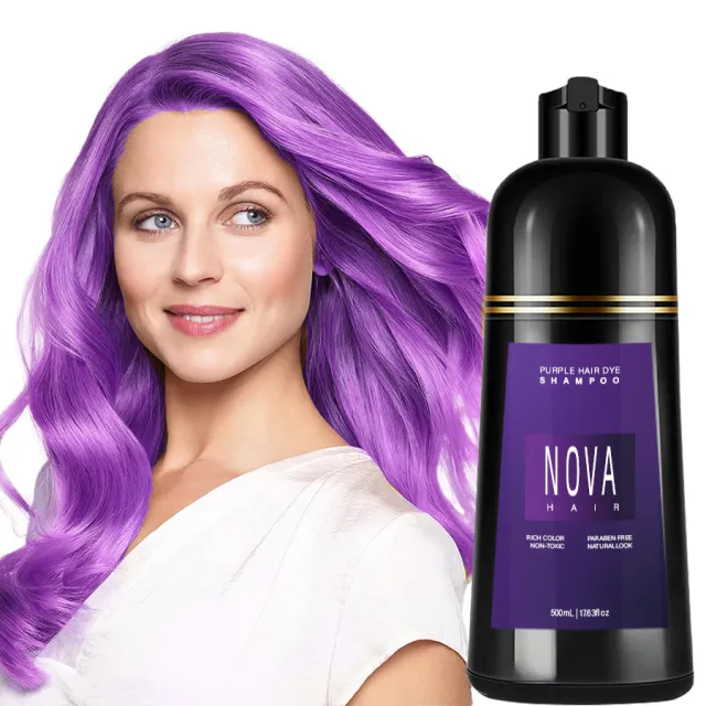 Portable Household Quick Coloring Hair Dye Purple - Shop at LoveMi