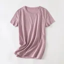 Purple Pink Round Neck