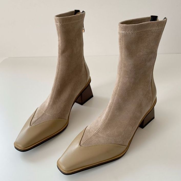 Women's French-style Versatile Korean-style Ankle Boots