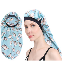 Bohemian Style Large Printed Hair Band Sleeping Hat - Image 26