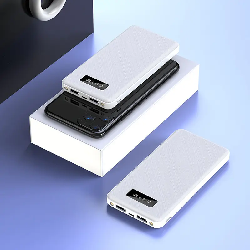 Power Bank With Cable Detachable Light Display