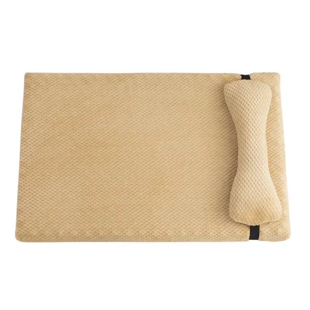 Comfortable Pineapple Plaid Winter Warm Pet Mat Light Brown - Shop at LoveMi