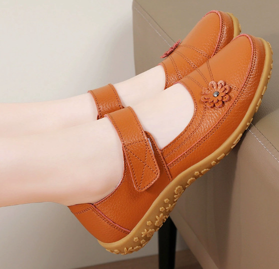 Leather Low-Top Flats