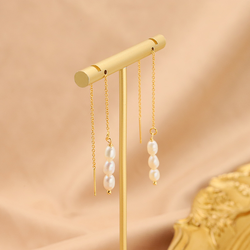 Natural Freshwater Pearl Ear Line Women