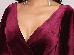 Velour Bridesmaid Dress for Boho Weddings