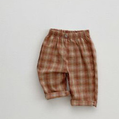 Ins Korean Babies' Trousers Plaid Pants — foto 16