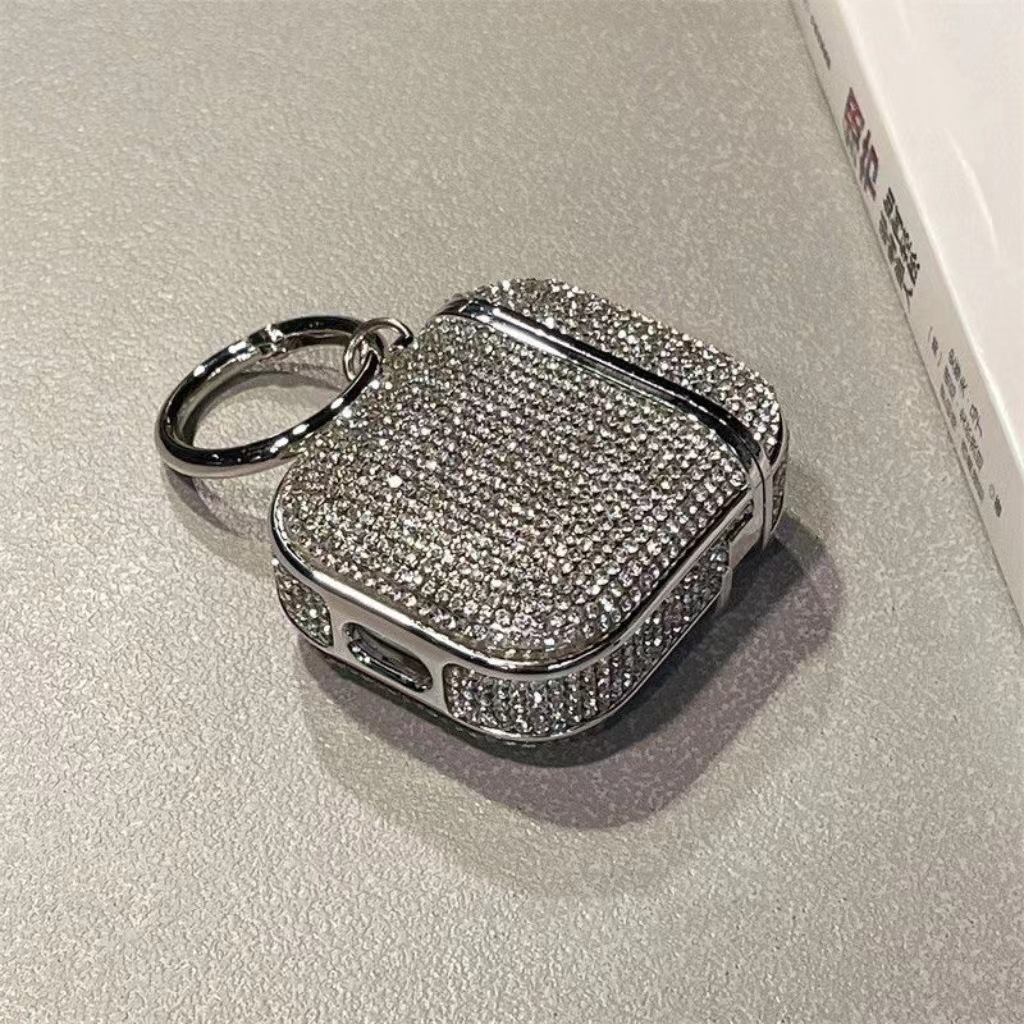 Bright Crystal Rhinestone Generation Protective Shell Bluetooth Headset Protective Cover
