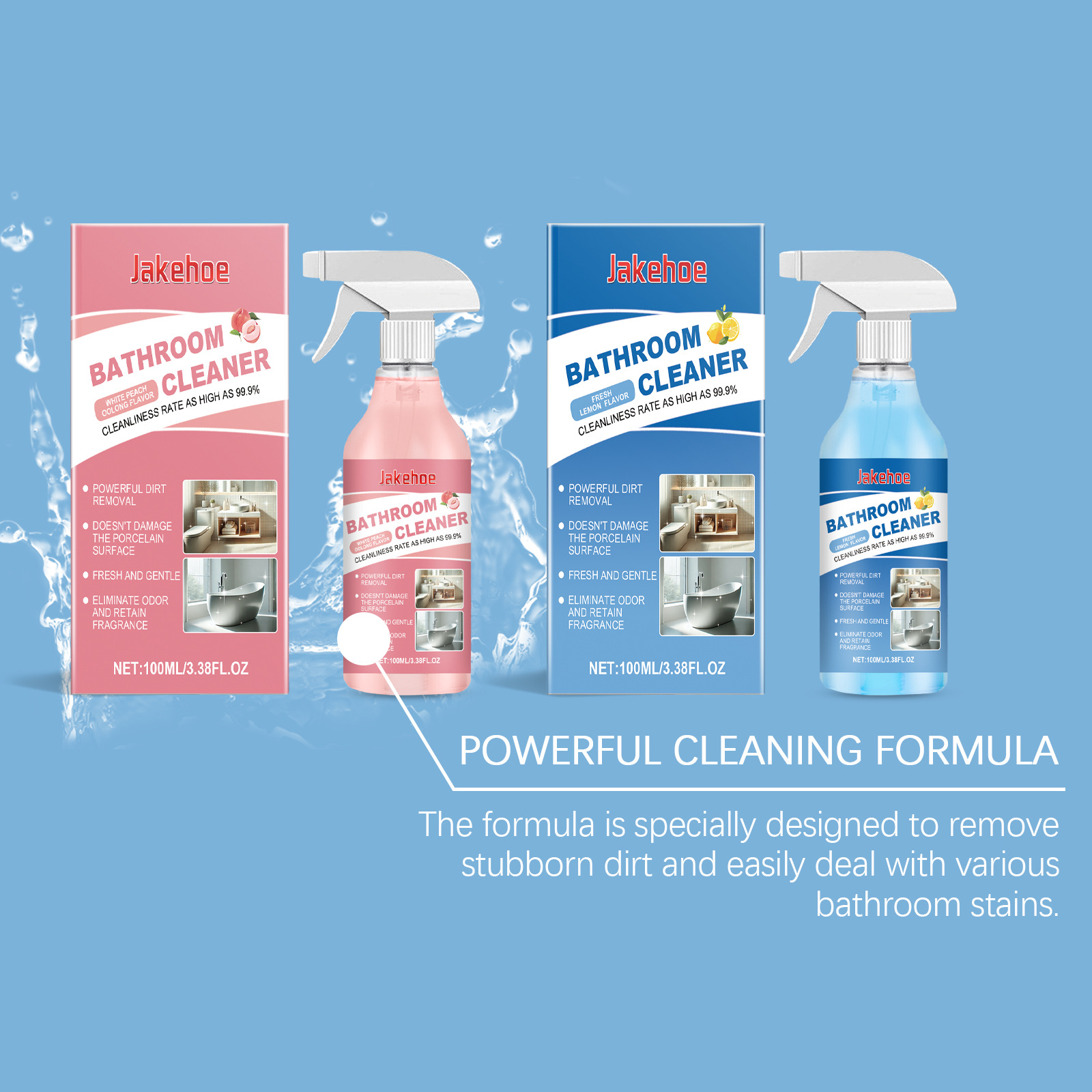 Title 3, Bathroom Cleaner Glass Shower Fragrance