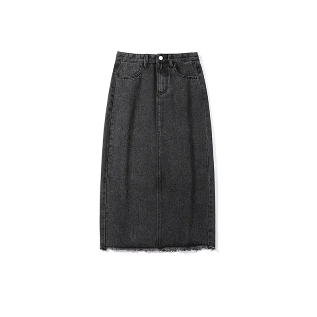 Fashion Personality Denim Skirt For Women Black - Shop at LoveMi