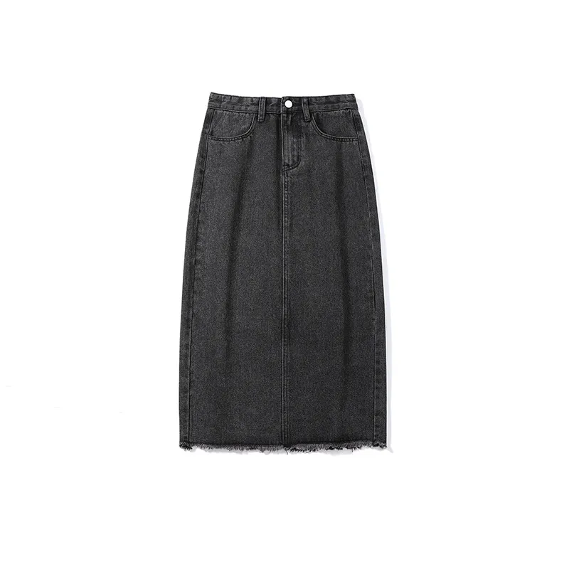 Fashion Personality Denim Skirt For Women - Black