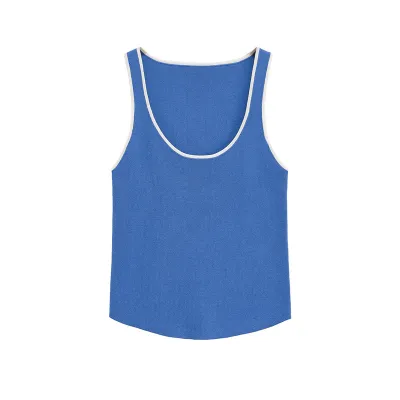 Summer New Women's Fashion Simple Knitting Top
