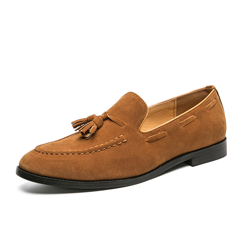 Matte-finish Hairstylist Casual Shoes, British-style Nightclub All-match