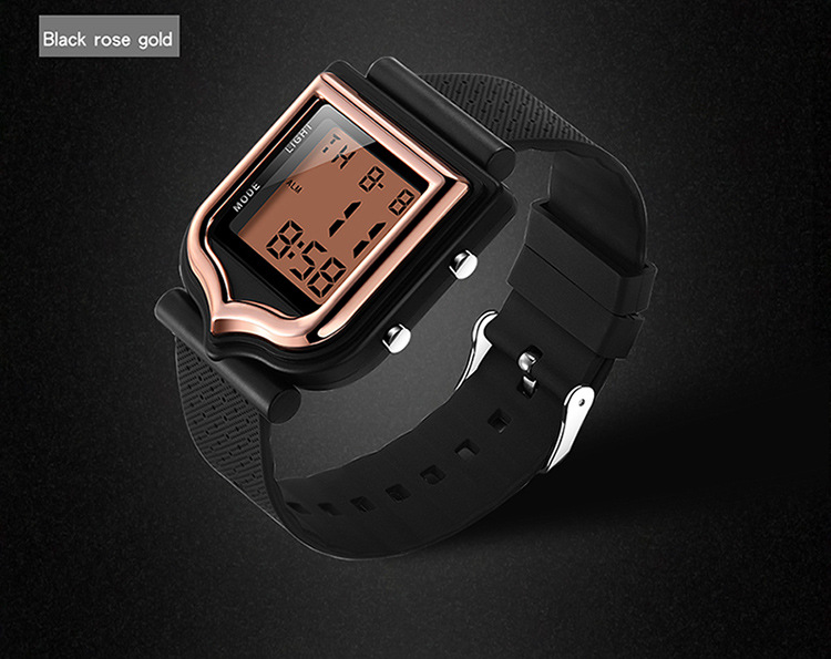 Sanda 388 Stylish Fashionable Square Outdoor Sports Digital Watch