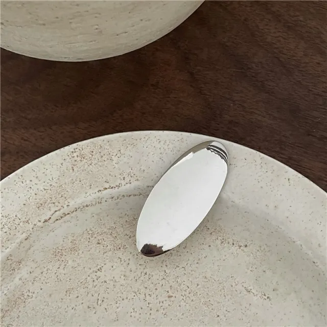 Metallic Paint Surface Alloy Side Duck Clip J48B145 Bright Silver Small - Shop at LoveMi