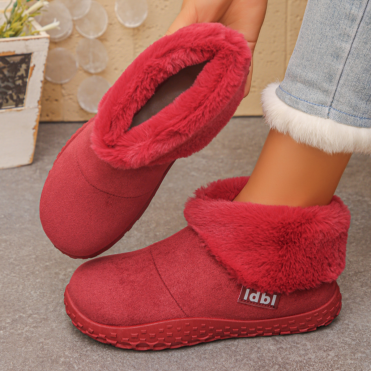 Women's faux-fur-cuff boots product image 6