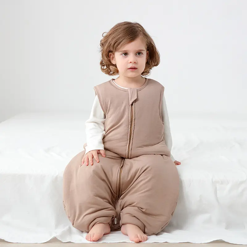 Warm Quilted Childrens Anti-kick Blanket Moisture-wicking Sleeveless