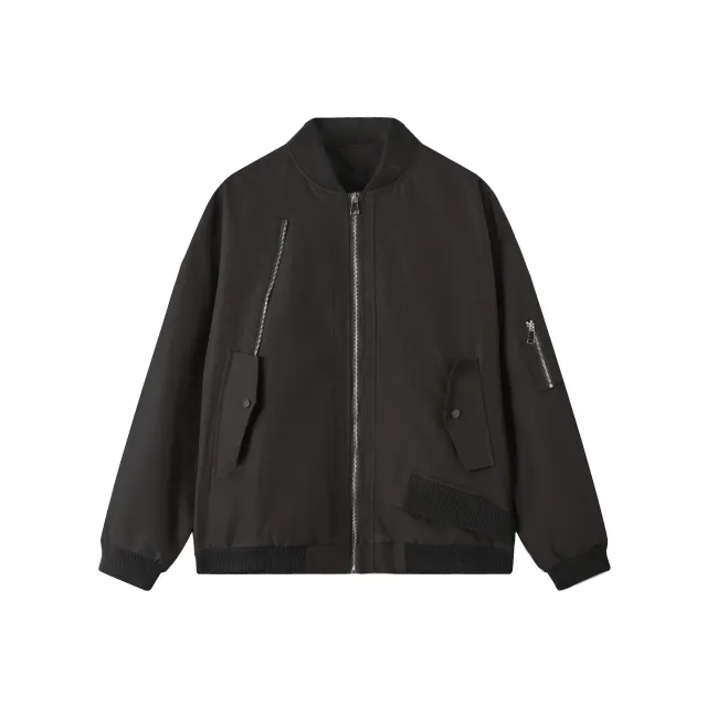 Autumn American High Street Baseball Jacket Black - Shop at LoveMi