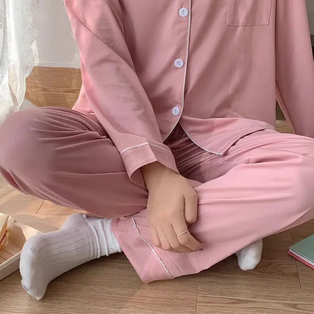 Cartoon Japanese Pajama Pants Student Female Anti mosquito Cute Dormitory Leisure Pink Pocket Letters - Shop at LoveMi