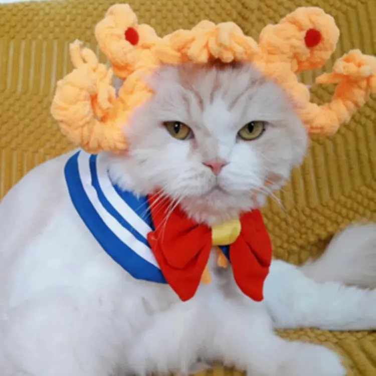 Cat Headgear Double Dough-twist Style Plaits Handmade
