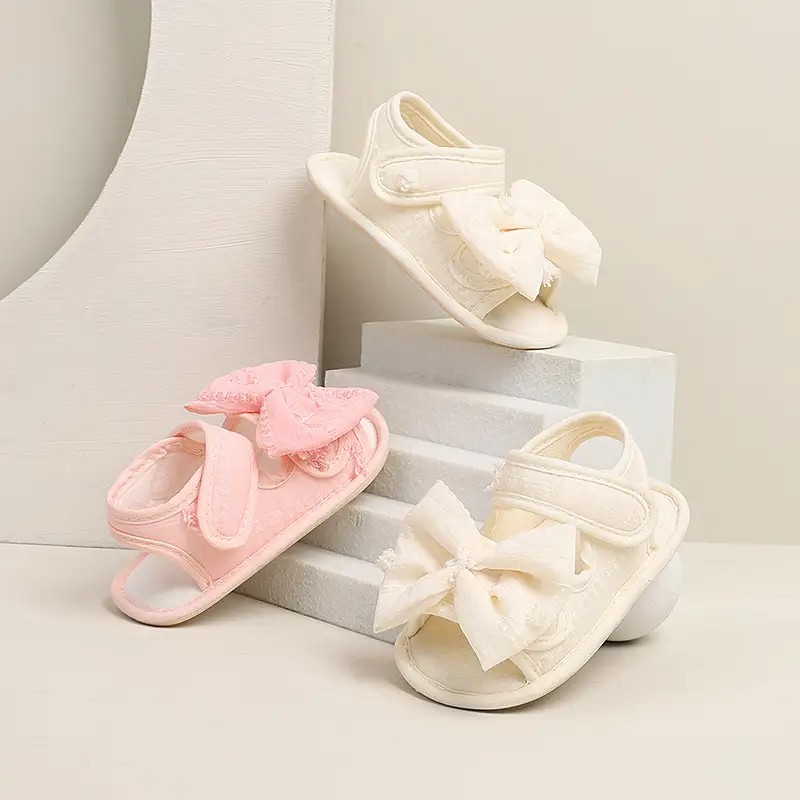 Baby Korean Style Bow Sandals Lightweight Non-slip