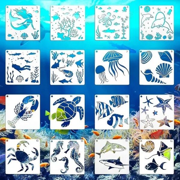 Marine Life 16PCs