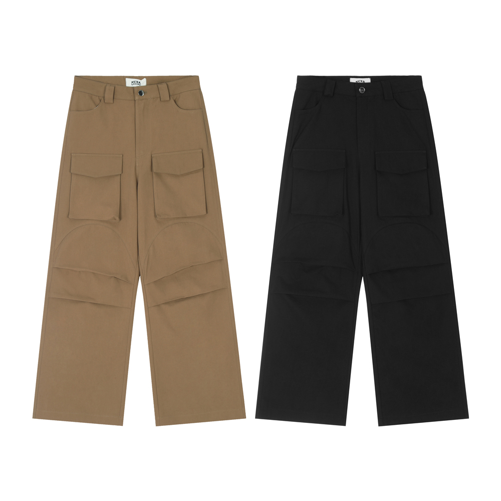 Title 1, Hip Hop Popular Pleated Wide Leg Workwear Pants...